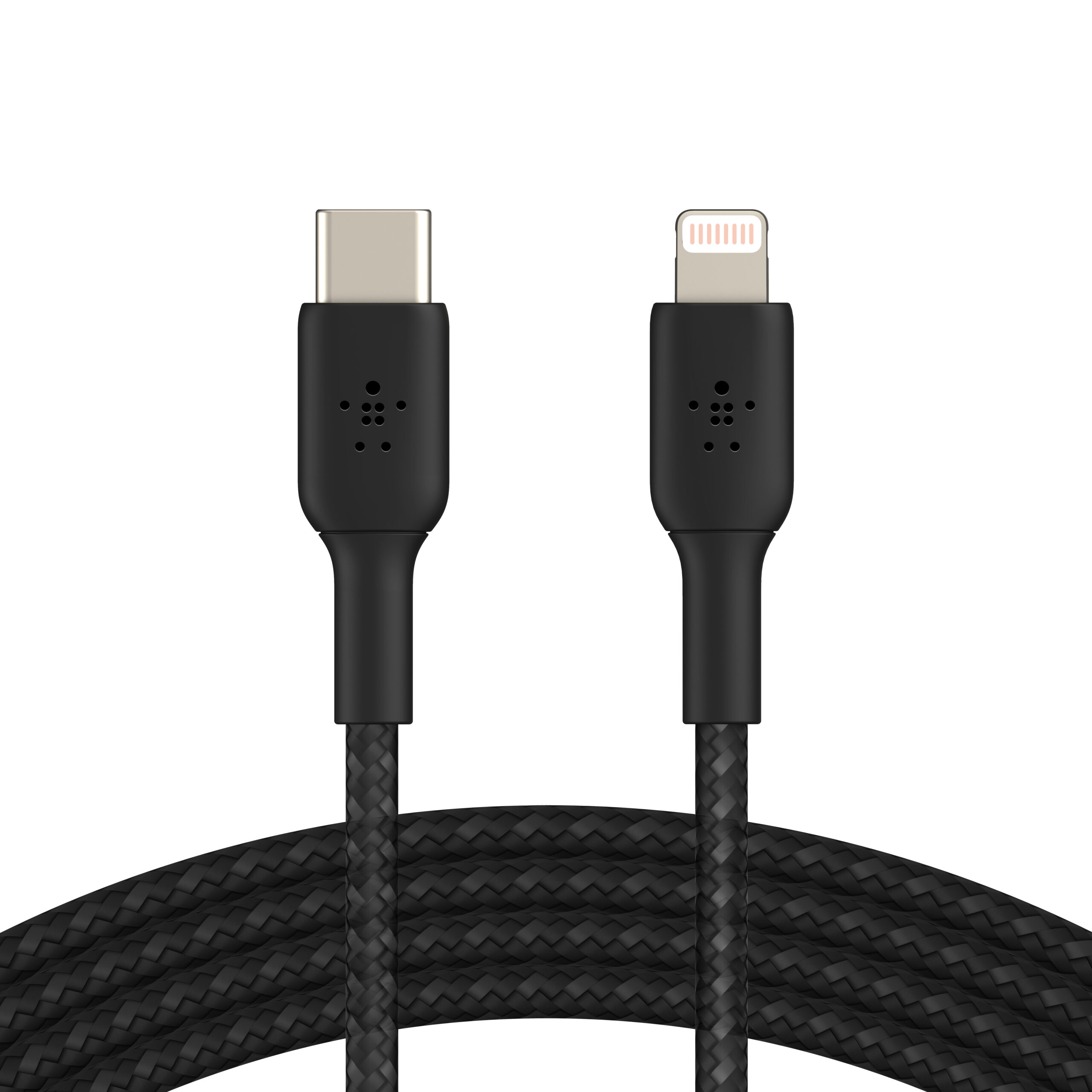 Belkin BoostCharge 編織 USB-C to Lightning 線纜（2m / 6.6ft） (CAA004BT2MBK/WH) 原裝行貨