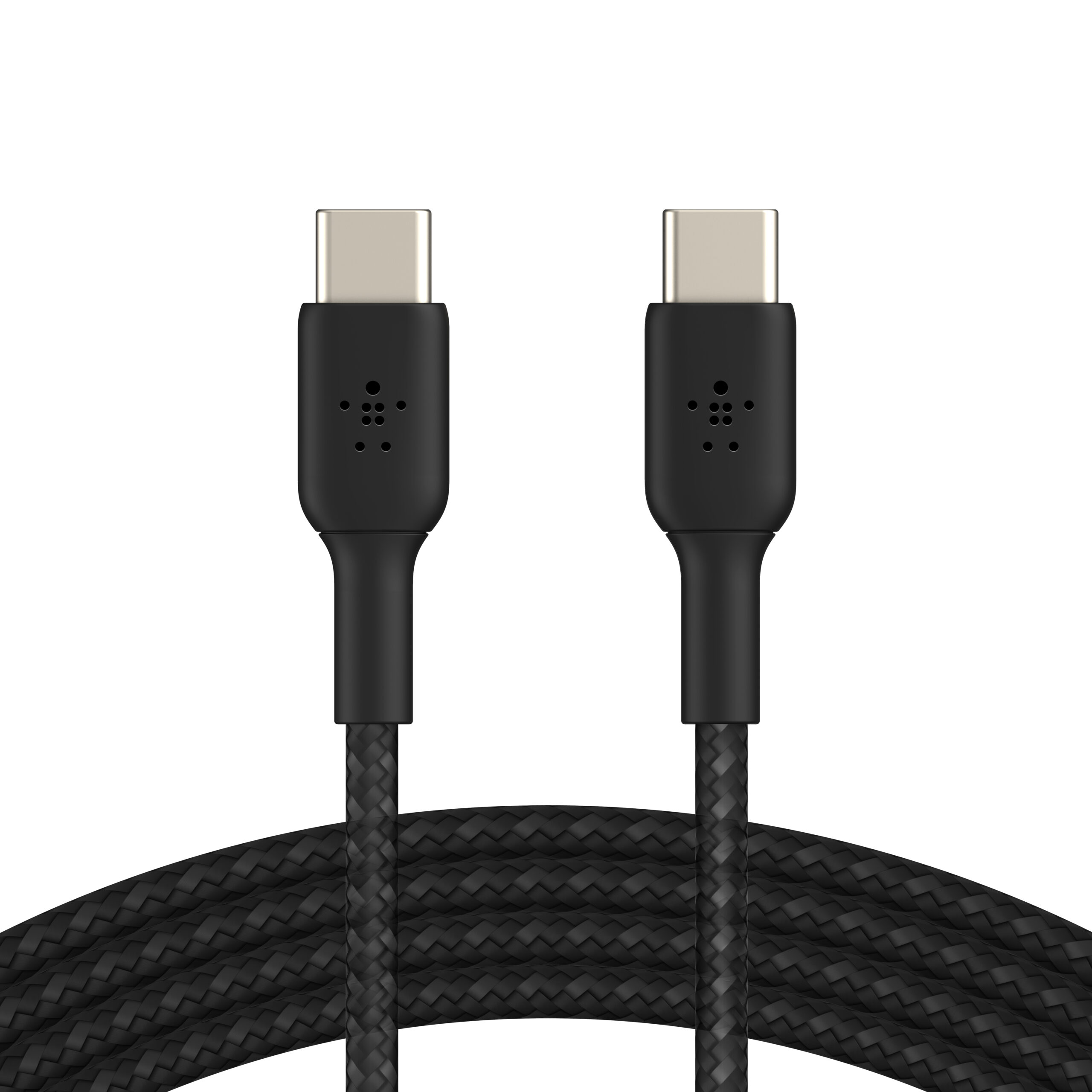 Belkin BoostCharge 編織 USB-C to USB-C 線纜（1m / 3.3ft）(CAB004bt1MBK/WH) 原裝行貨