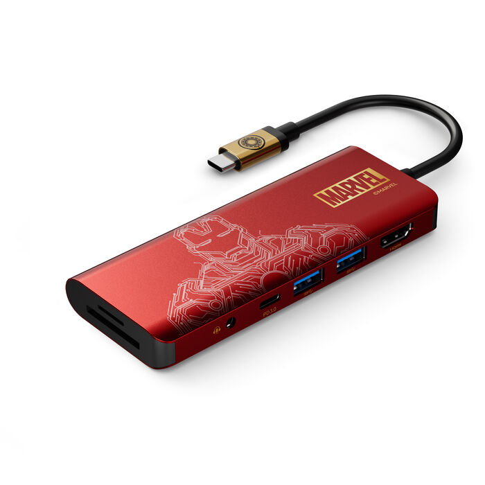 Belkin Connect USB-C® 7 合 1 高速多媒體集線器 (100W) (迪士尼 復仇者聯盟系列)